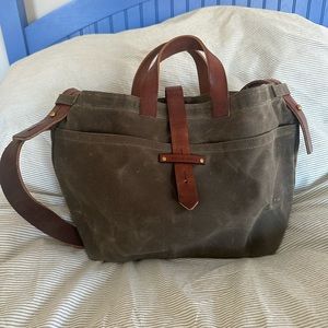 Peg and Awl Waxed Canvas Tote